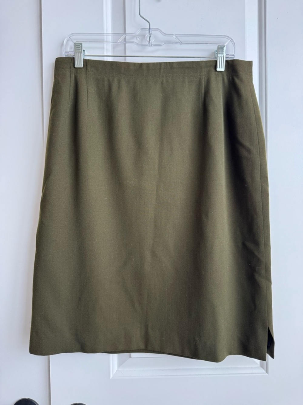 Vintage Liz Claiborne Collection 100% Wool Pencil Skirt | 14